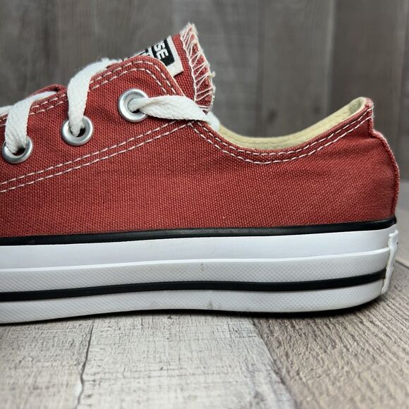 Converse Womens Chuck Taylor All Star Ox Sneaker Shoe Canvas Cinnabar Red Size 6 - Picture 11 of 16